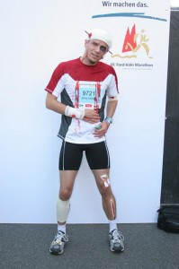 Winner Costume Competition Cologne Marathon 2006 - Photo before the run